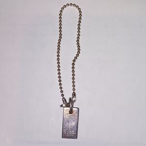 Gucci GG .925 Silver Tag Bracelet With Box And Dustbag